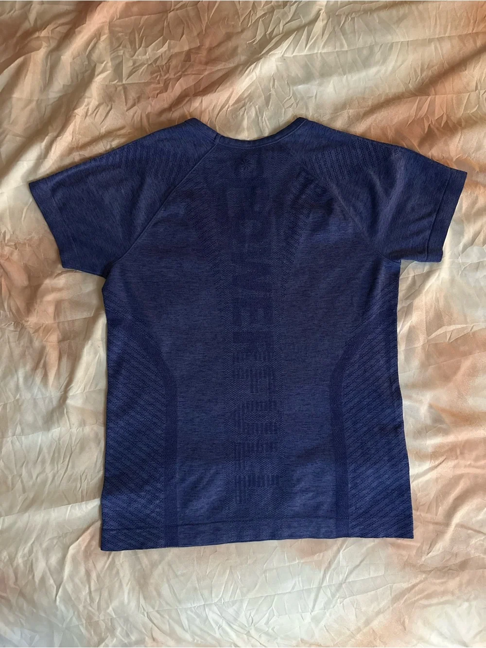 Athleta Girl | Navy “Powerful” Short Sleeve Active Workout Tee | Size Large